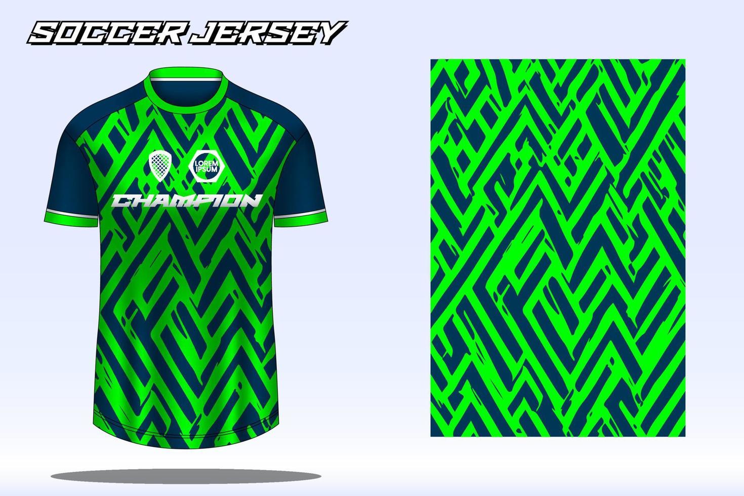 voetbal Jersey sport t-shirt ontwerp mockup voor Amerikaans voetbal club vector