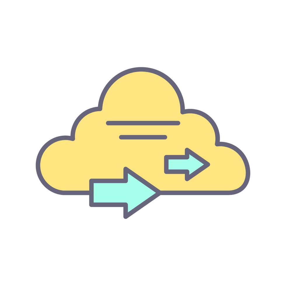 cloud computing vector icon