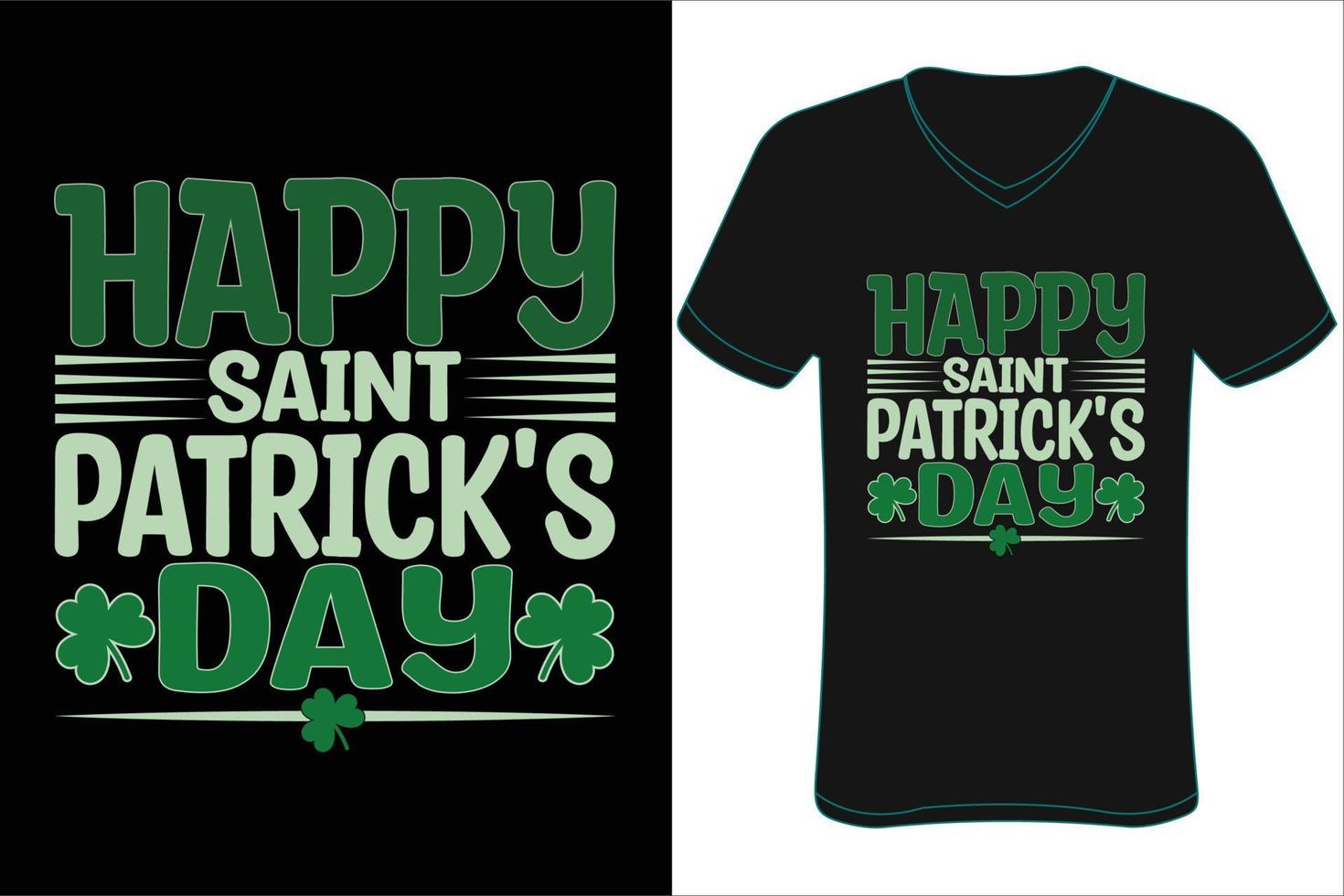 st Patrick dag t-shirt ontwerp vector. gelukkig heilige Patrick dag t-shirt ontwerp vector. vector