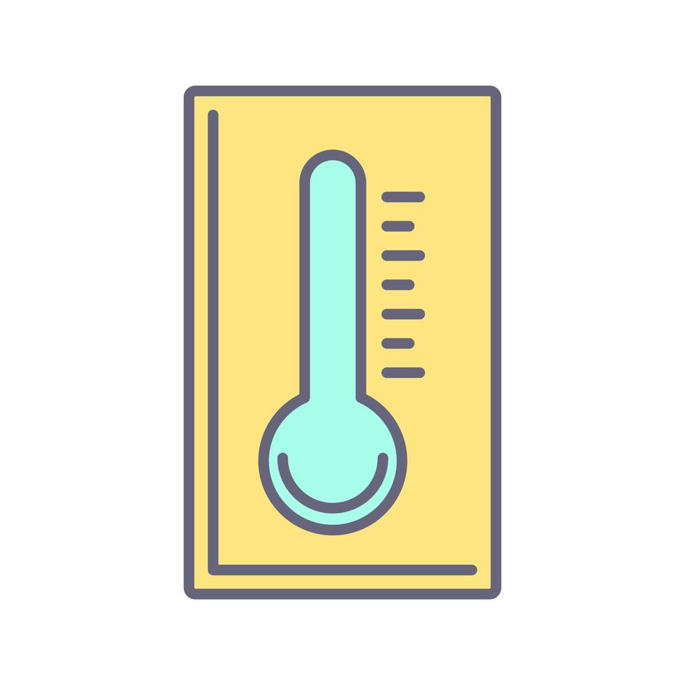 thermometer vector pictogram