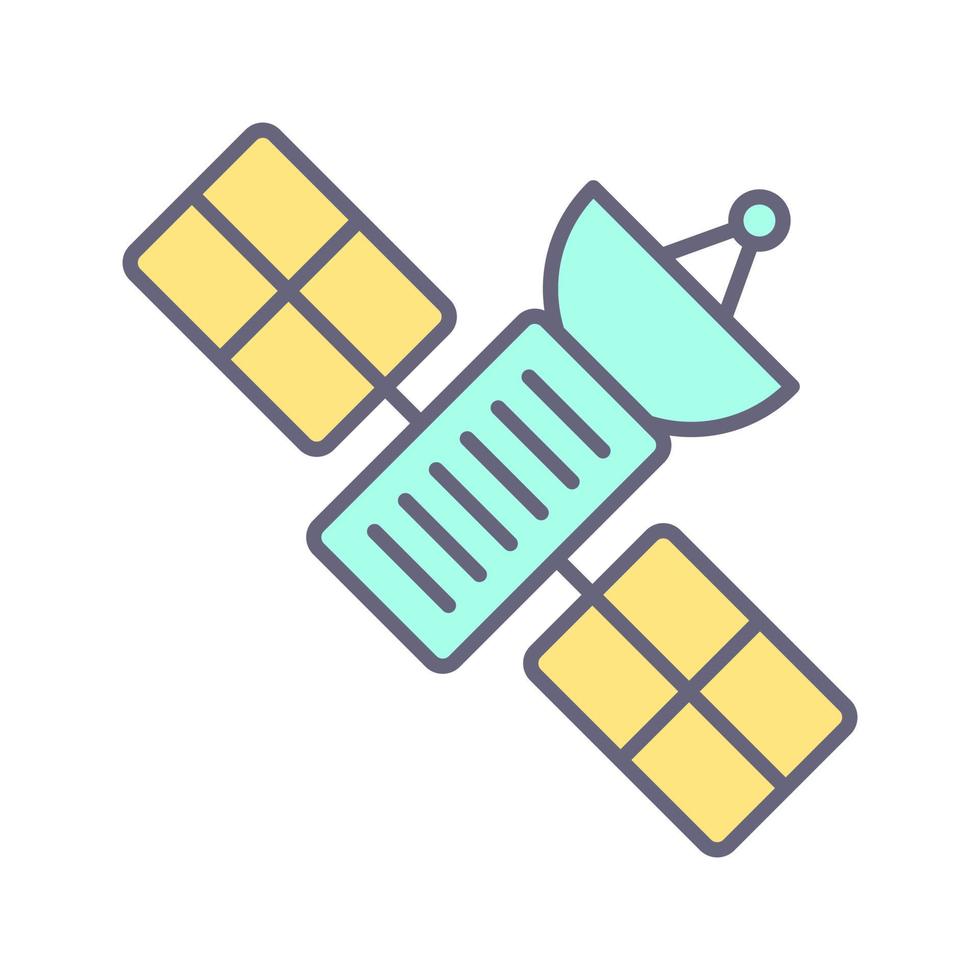 satelliet vector pictogram