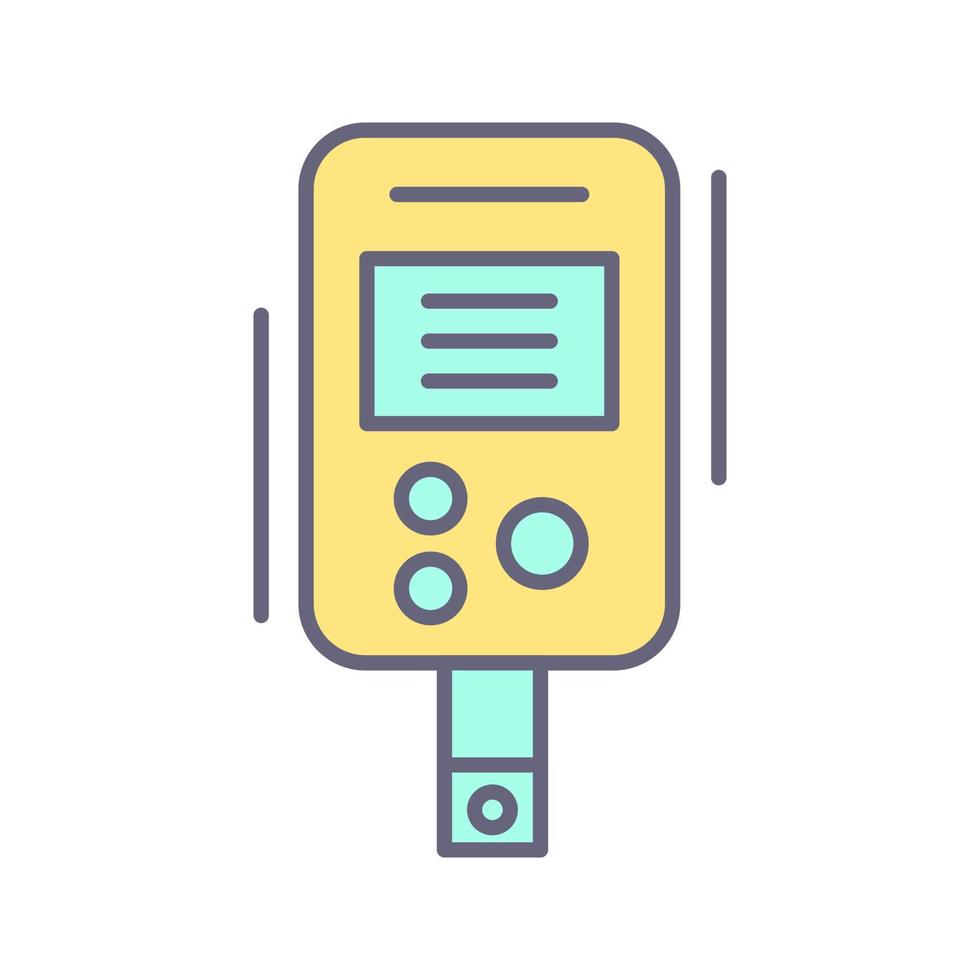 diabetes test vector icoon