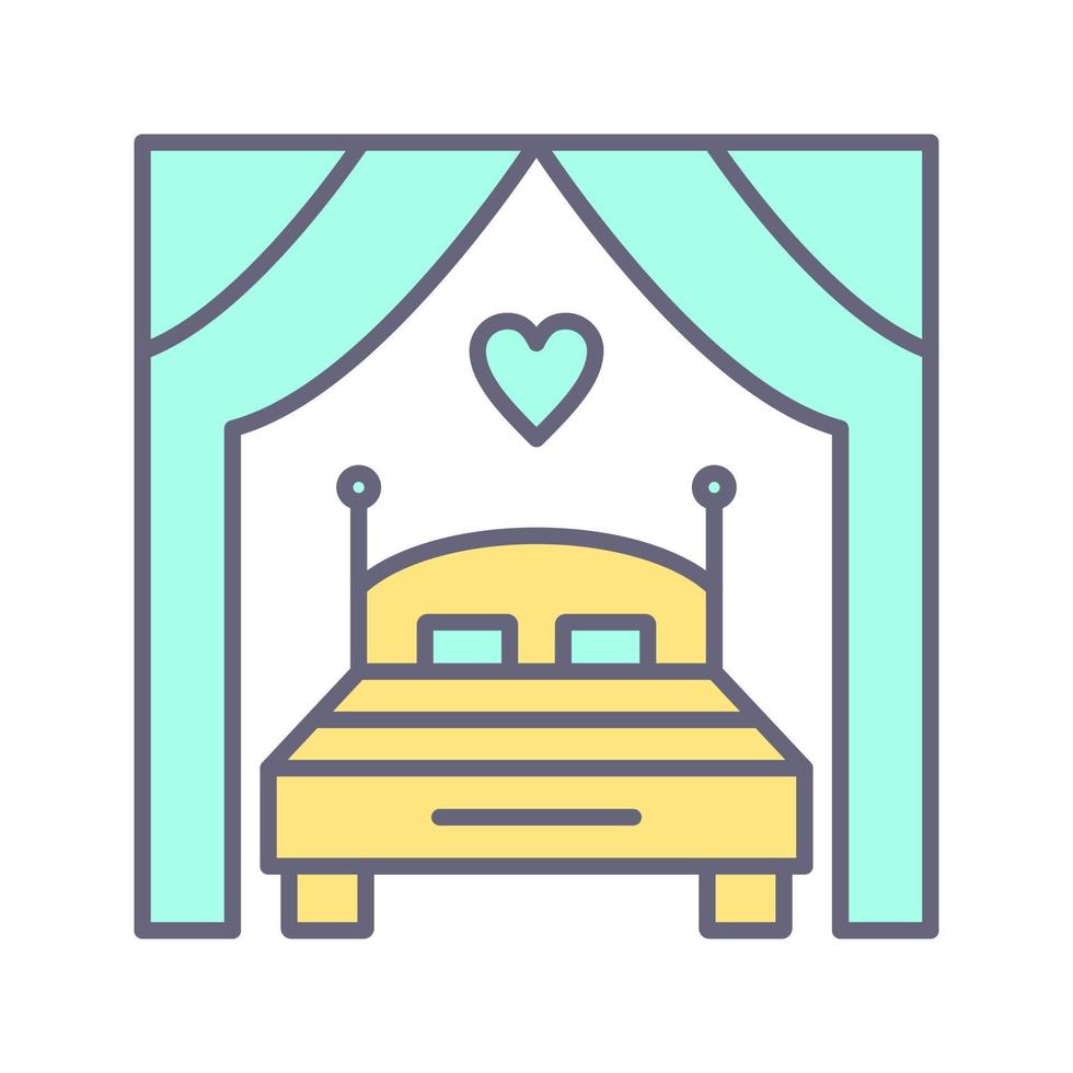 bed vector icoon