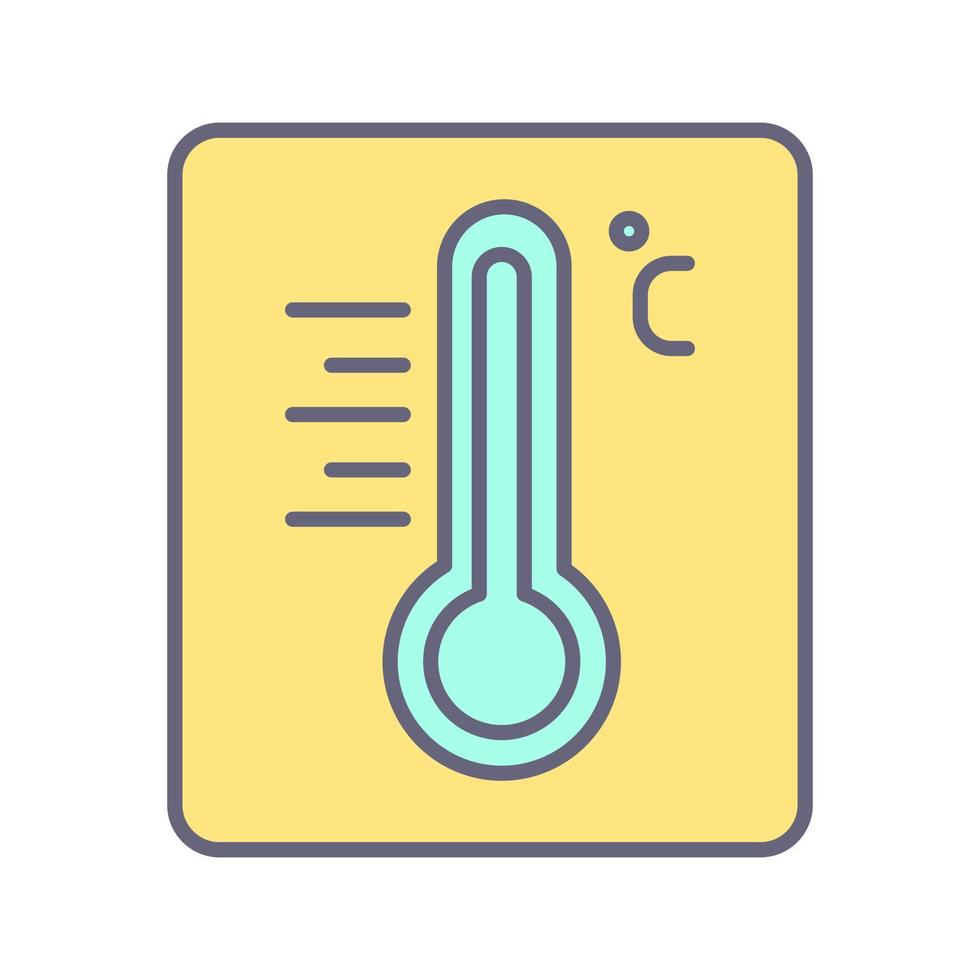 thermometer vector pictogram