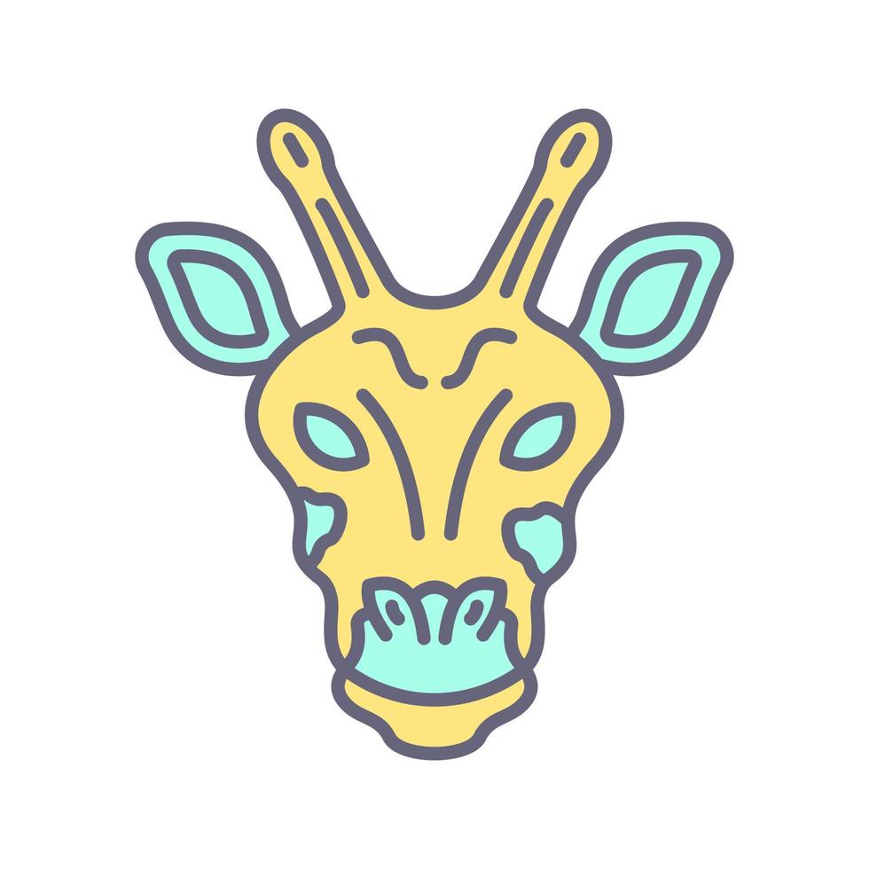 giraffe vector icoon