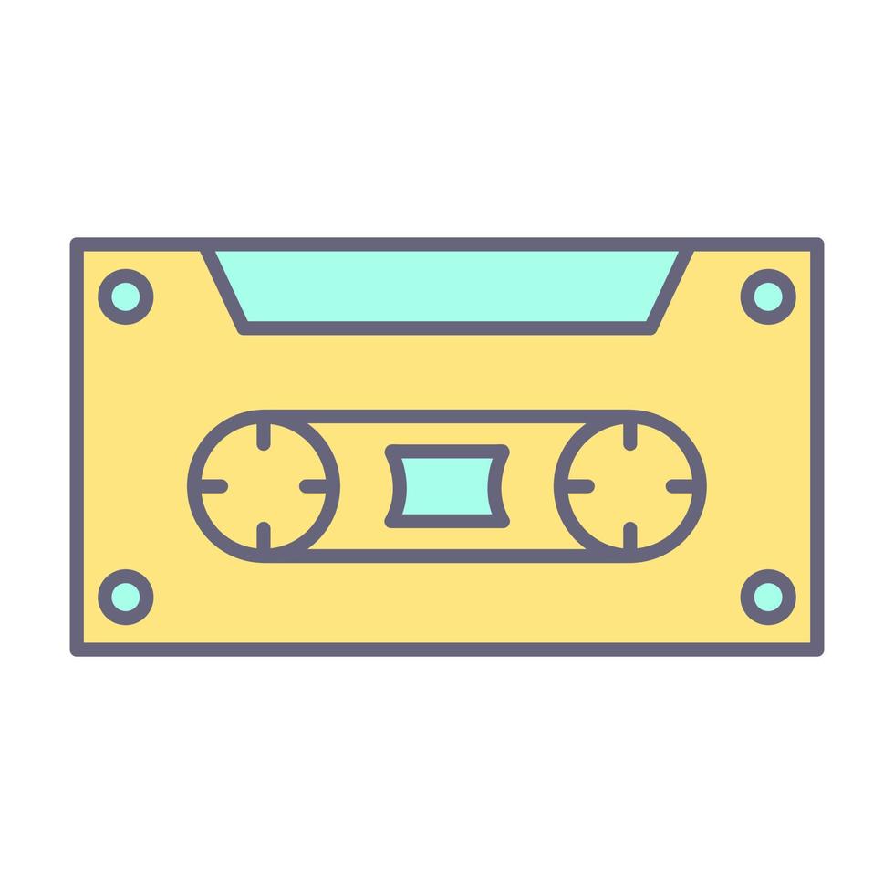 casette vector icoon