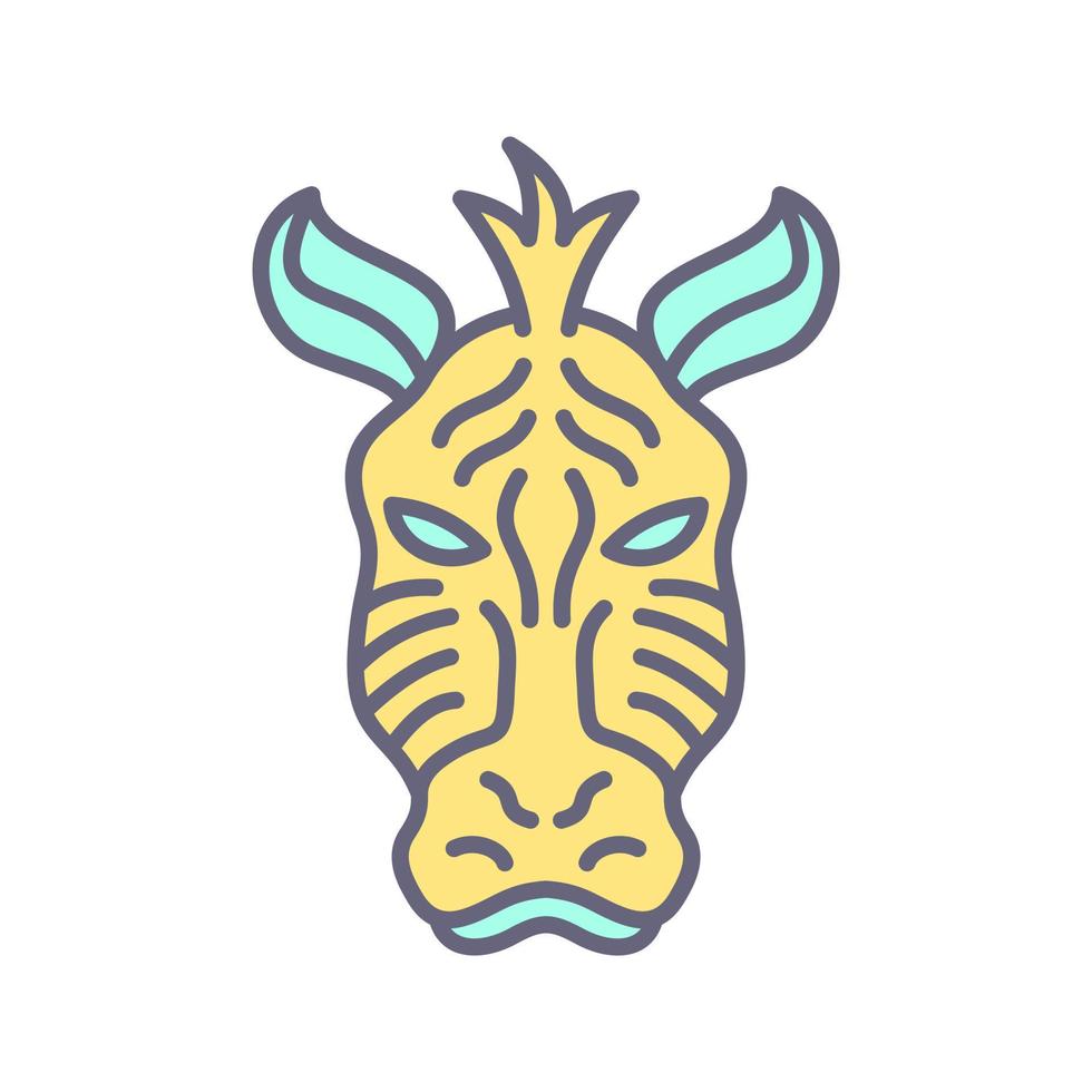 zebra vector icoon