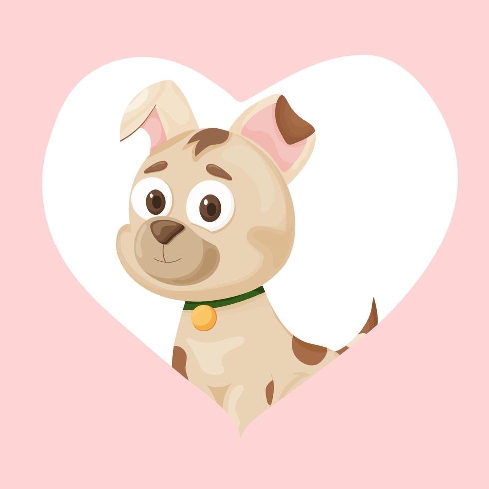 nationaal puppy dag. concept illustratie adopteren een hond. vector. vector