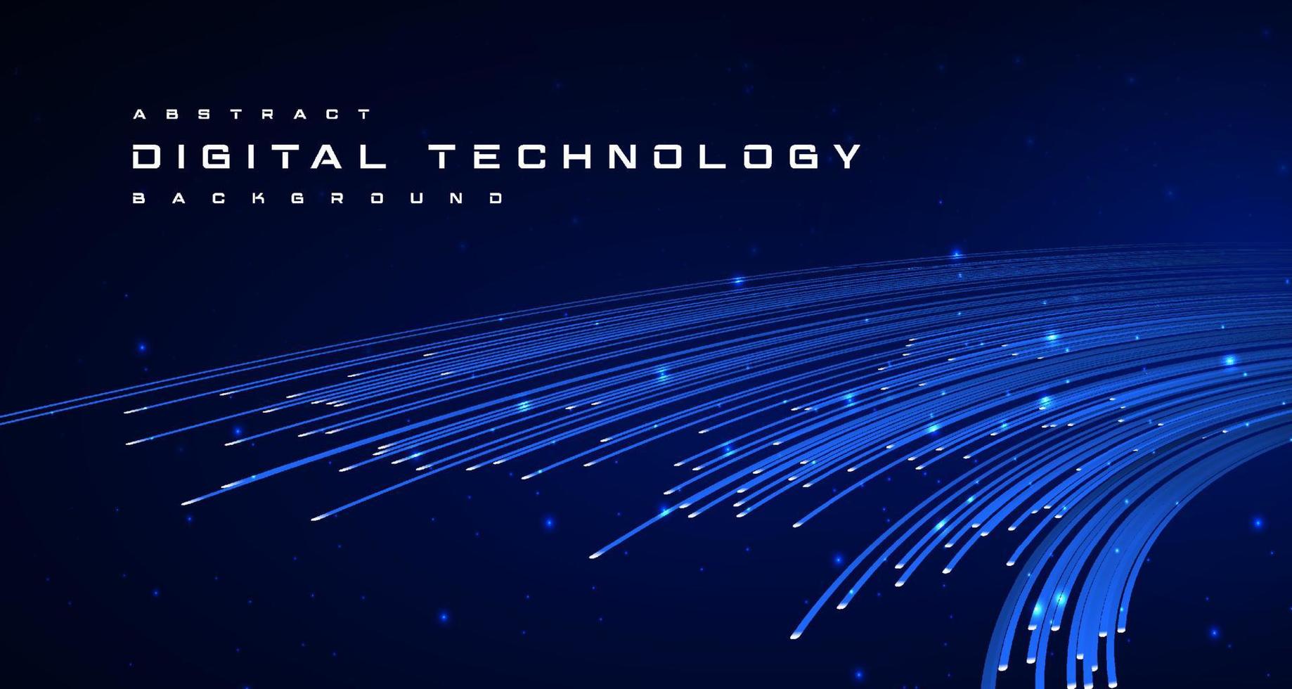 digitaal technologie wereldwijd globaal netwerk internet snelheid verbinding blauw achtergrond, abstract cyber tech futuristisch, ai groot gegevens, vezel optiek 5g draadloze Wifi toekomst, lijnen dots illustratie vector