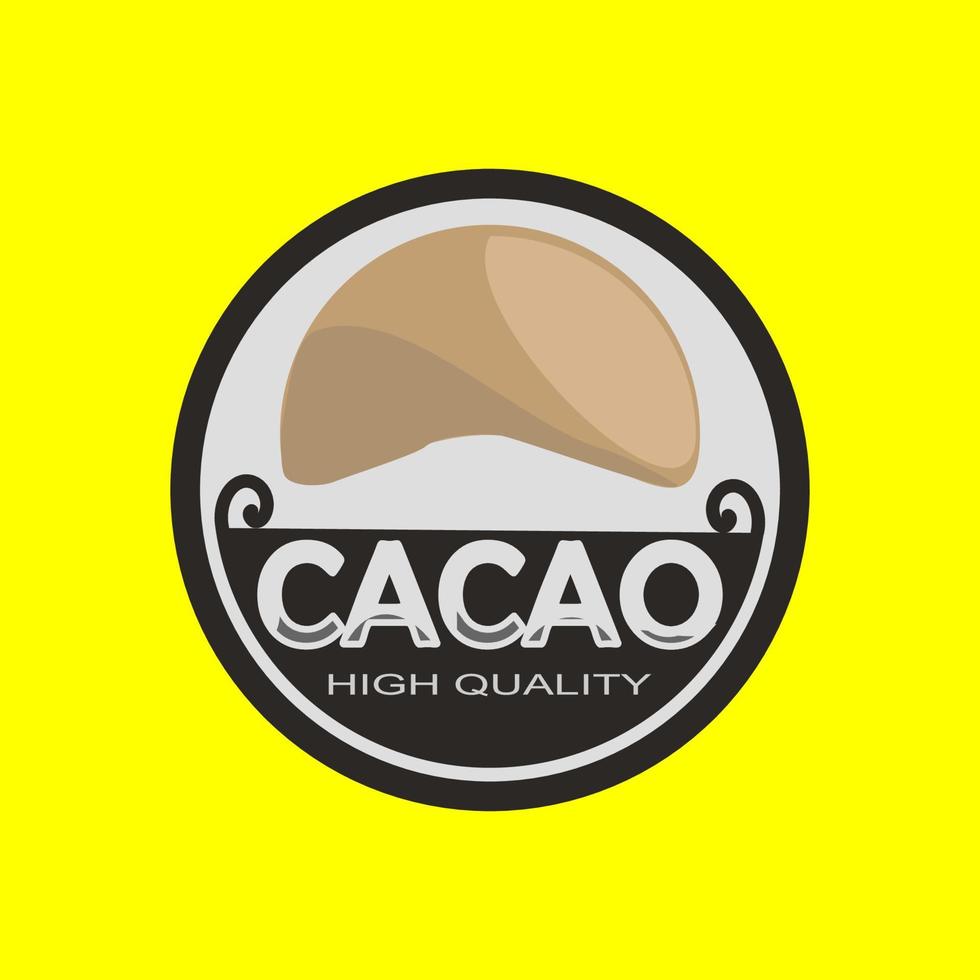 cacao boerderij logo vector