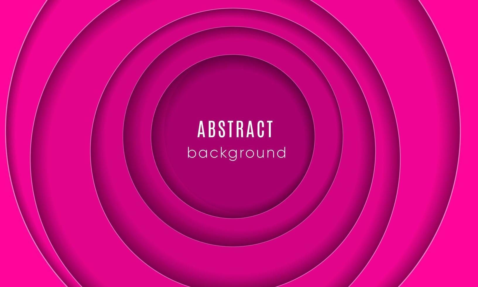 roze achtergrond. abstract ronde glad kleur samenstelling gemaakt van papier. papier snee. vector illustratie