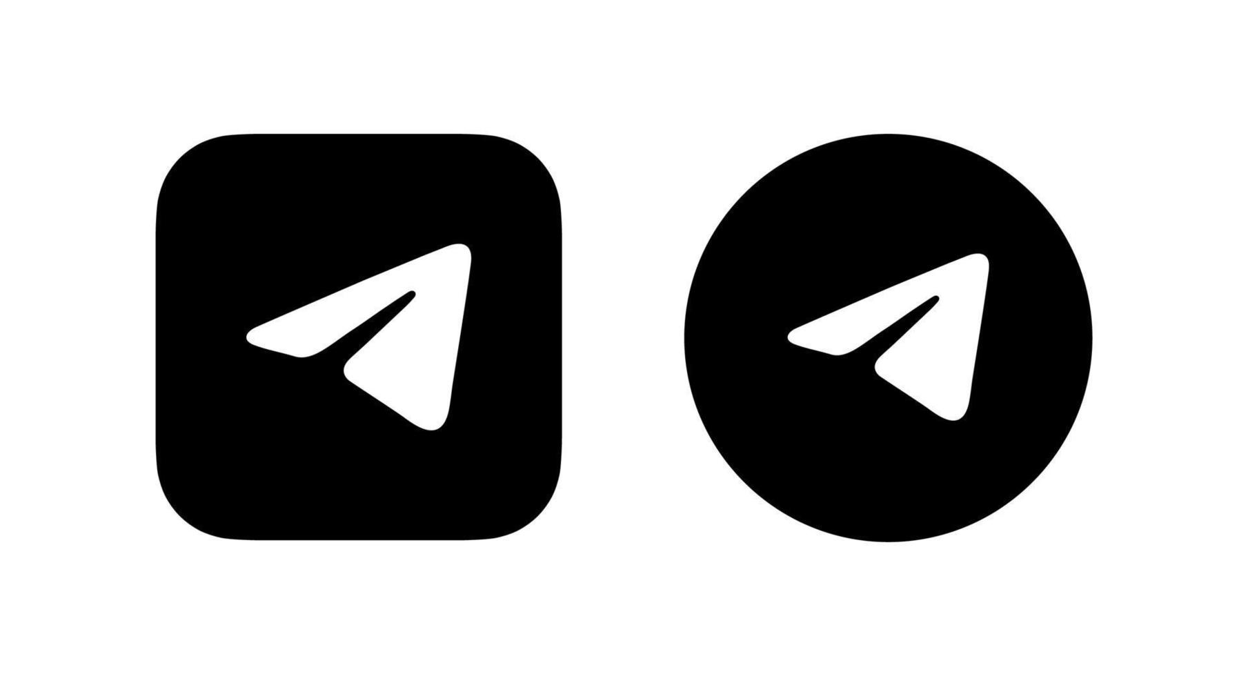 telegram logo vector, telegram icoon vrij vector