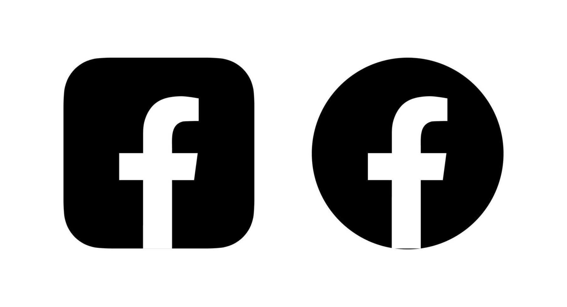 facebook logo vector, facebook icoon vrij vector