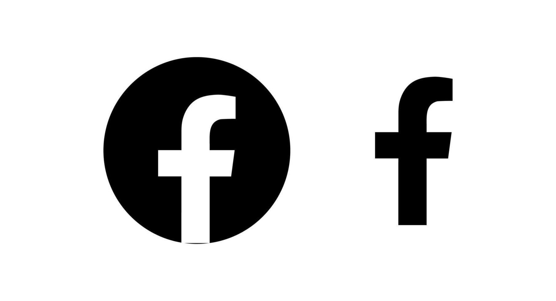 facebook logo vector, facebook icoon vrij vector