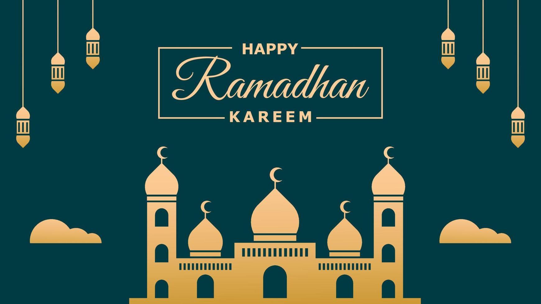 ramadhan kareem achtergrond vector