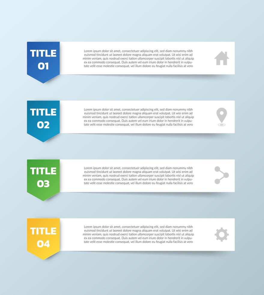 bedrijf infografisch. modern infographic sjabloon. abstract diagram met 4 stappen, opties, onderdelen, of processen. vector bedrijf sjabloon voor presentatie. creatief concept voor infographic