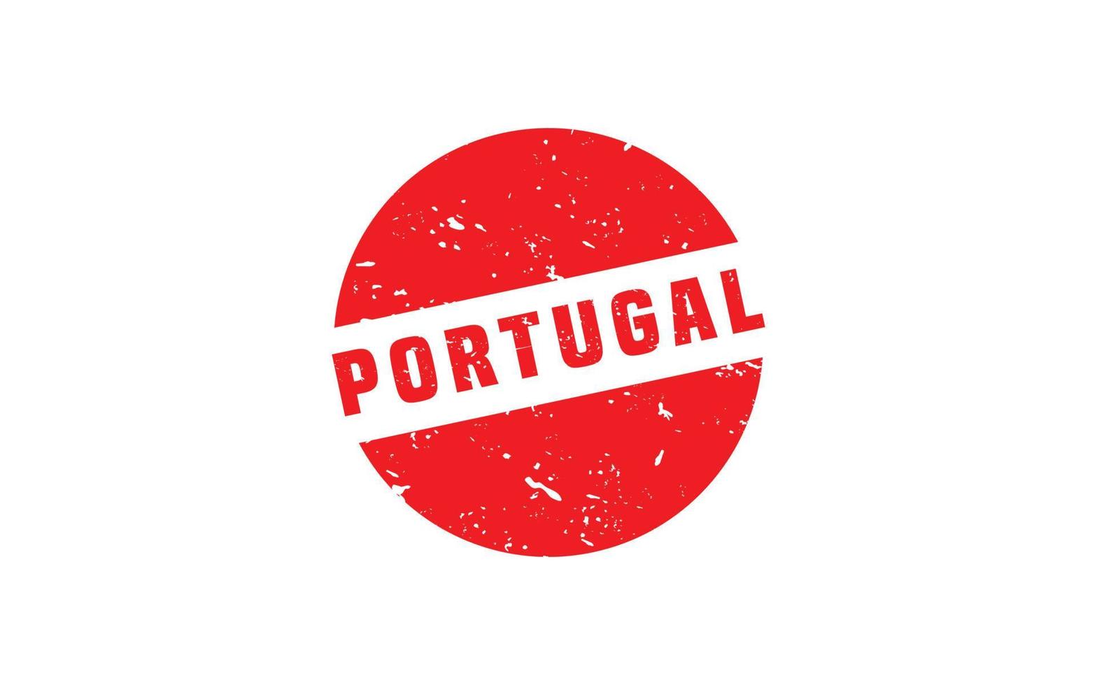 Portugal postzegel rubber met grunge stijl Aan wit achtergrond vector