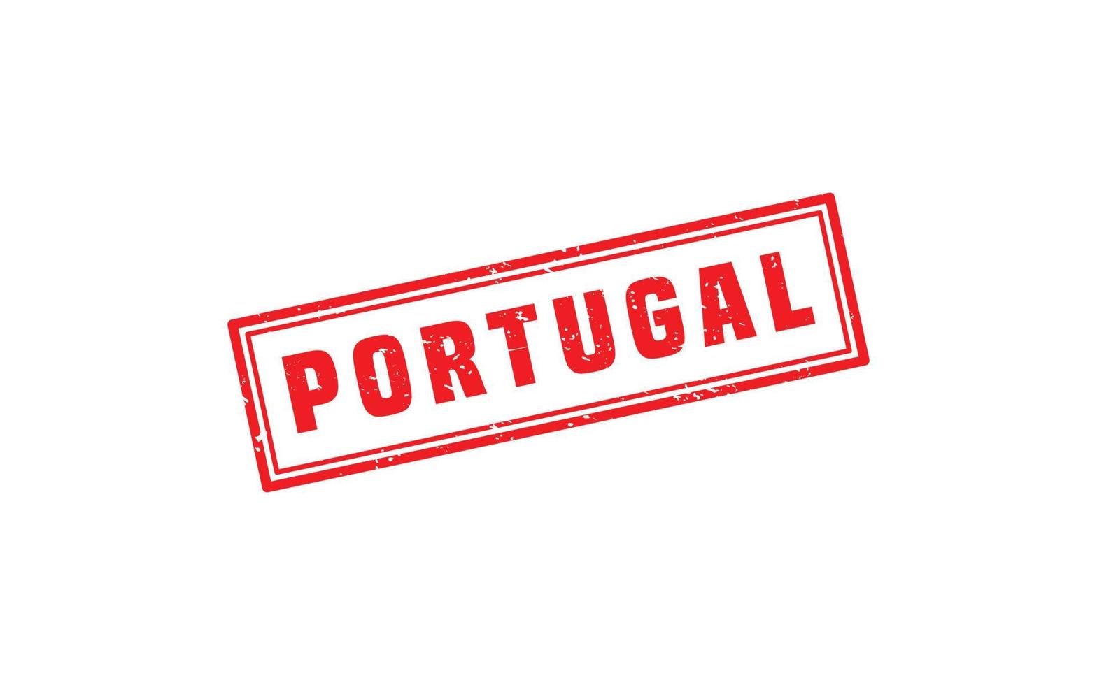 Portugal postzegel rubber met grunge stijl Aan wit achtergrond vector