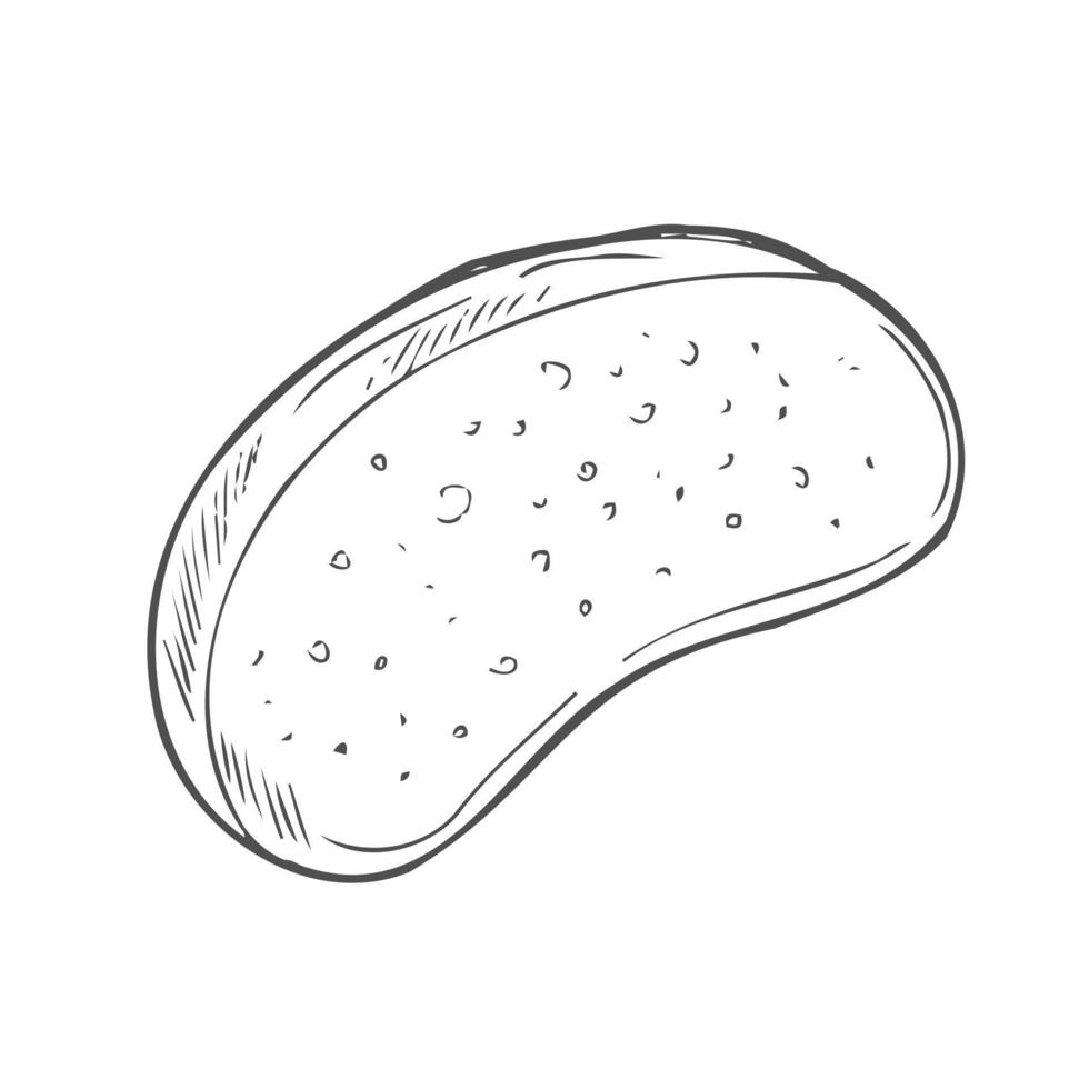 brood vector. brood symbool. behang. vrij ruimte voor tekst. brood logo ontwerp. brood geroosterd brood voor Sandwich. vector