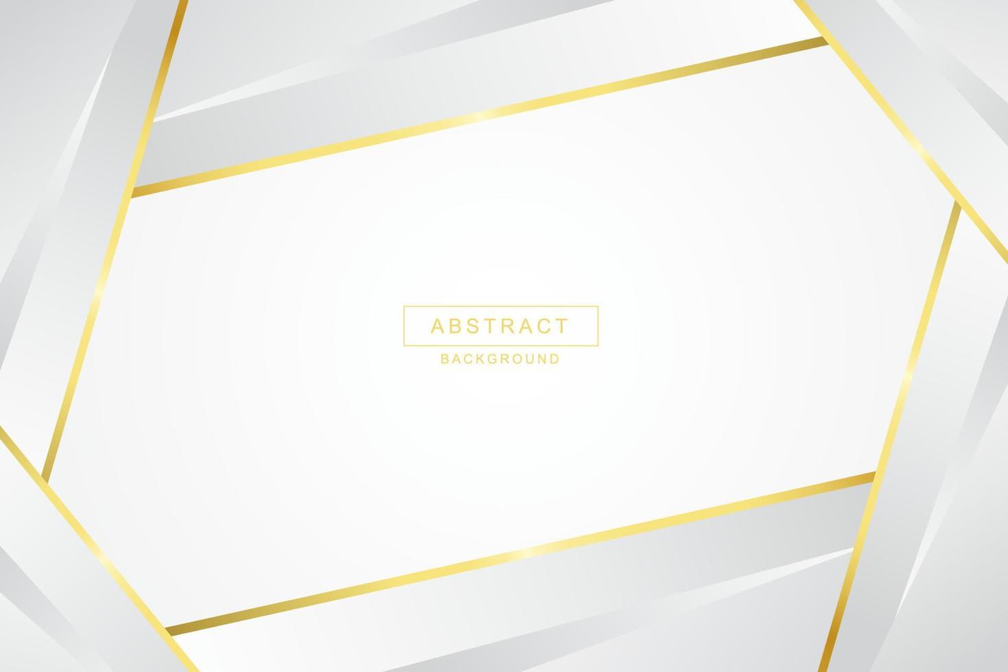 vector abstract luxe wit en goud achtergrond