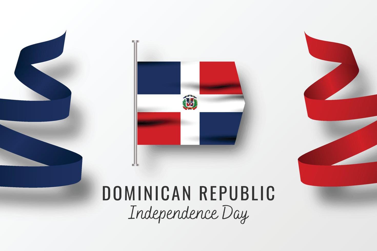 dominicaans republiek onafhankelijkheid dag vector