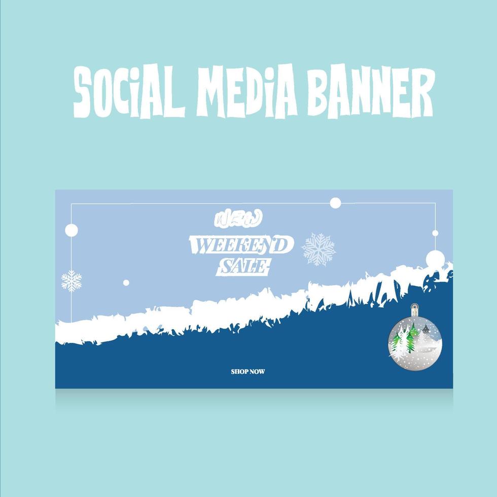 super verkoop social media banner sjabloon vector