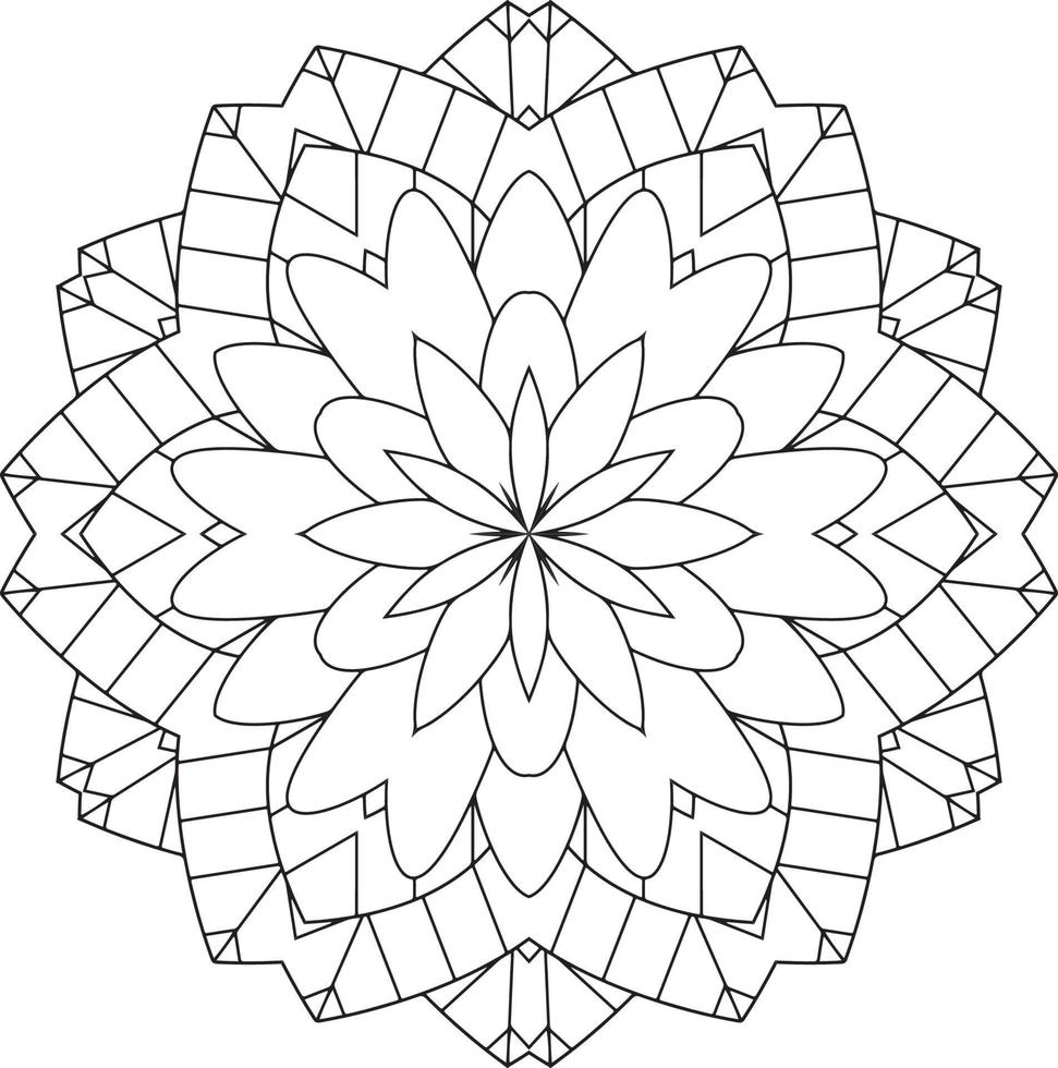 bloem kleur Pagina's voor volwassenen, afdrukbare bloem kleur Pagina's. kleuren van bloemen, bloem afbeeldingen naar kleur. vector