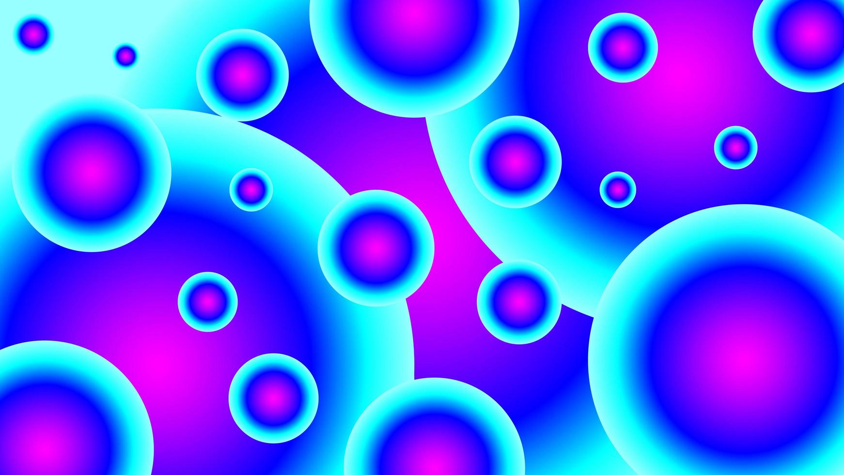 abstracte cirkelachtergrond met vloeibaar paars blauw vector