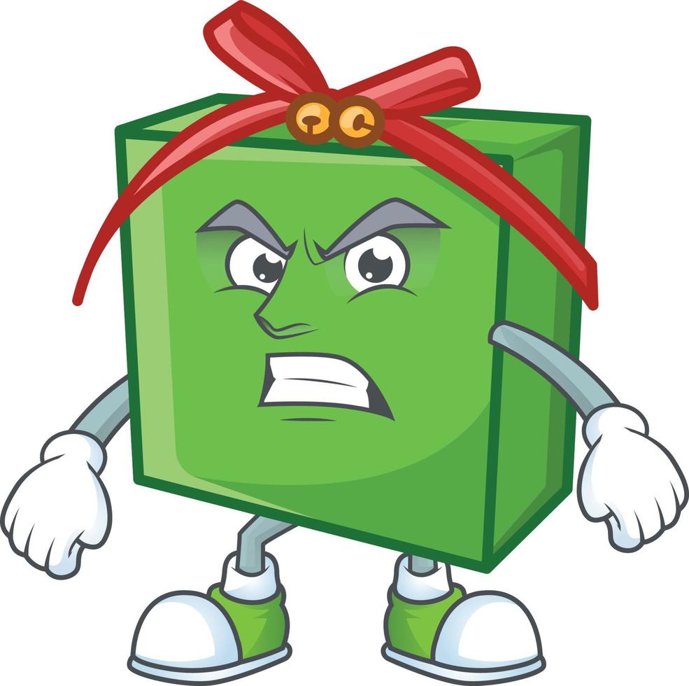 groen geschenk doos vector