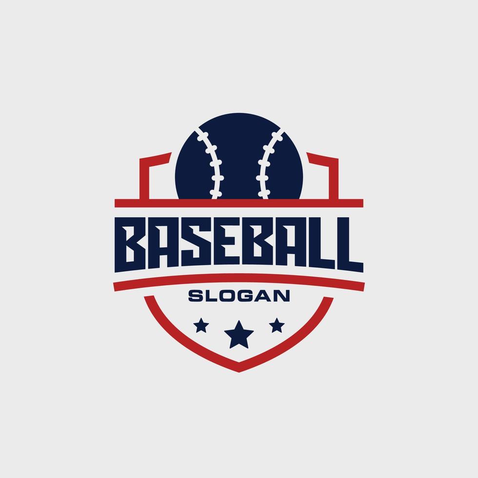 honkbal team embleem logo ontwerp vectorillustratie vector