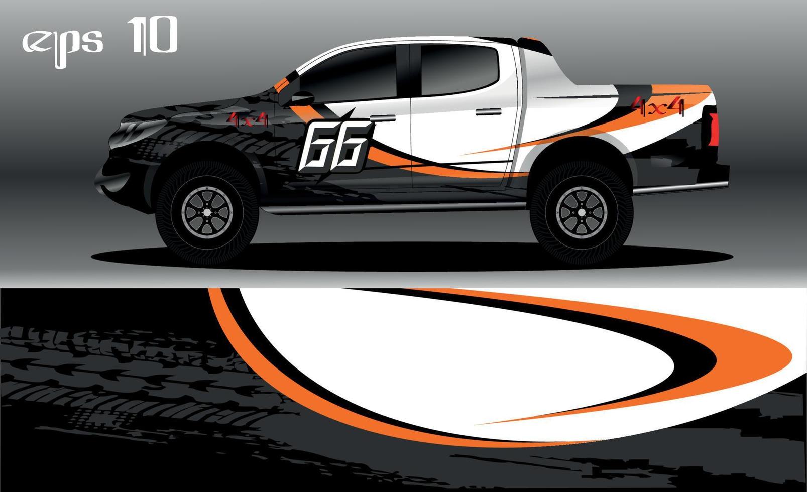 racing auto inpakken ontwerp vector. abstract grafisch streep racing achtergrond uitrusting ontwerp voor voertuig wrap, ras auto, rally, avontuur en kleurstelling vector