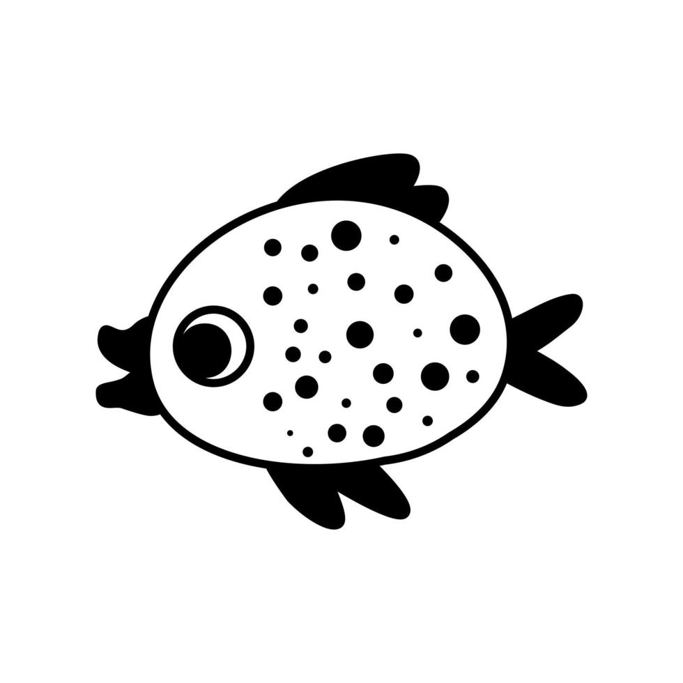 vis icoon vector. aquarium illustratie teken. oceaan symbool. grappig vis logo. vector
