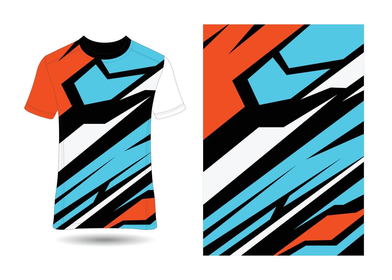 sport racing achtergrond met t-shirt sport ontwerp vector