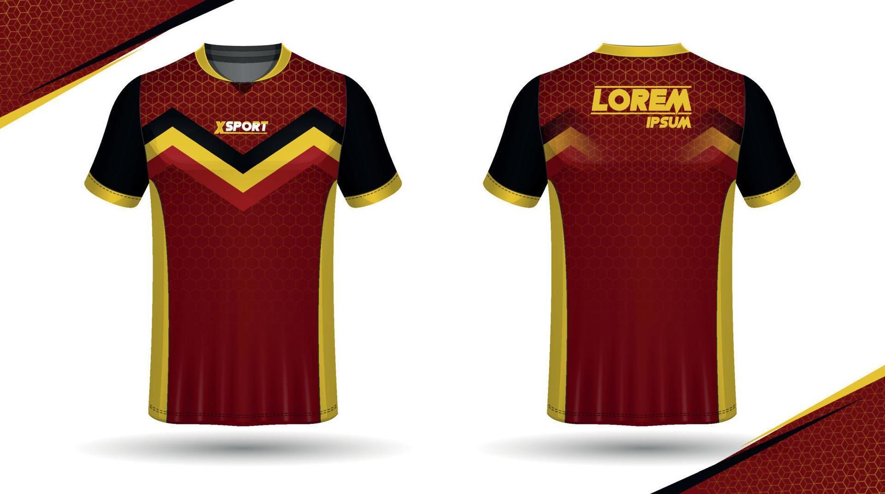 voetbal Jersey ontwerp voor sublimatie, sport t overhemd ontwerp vector