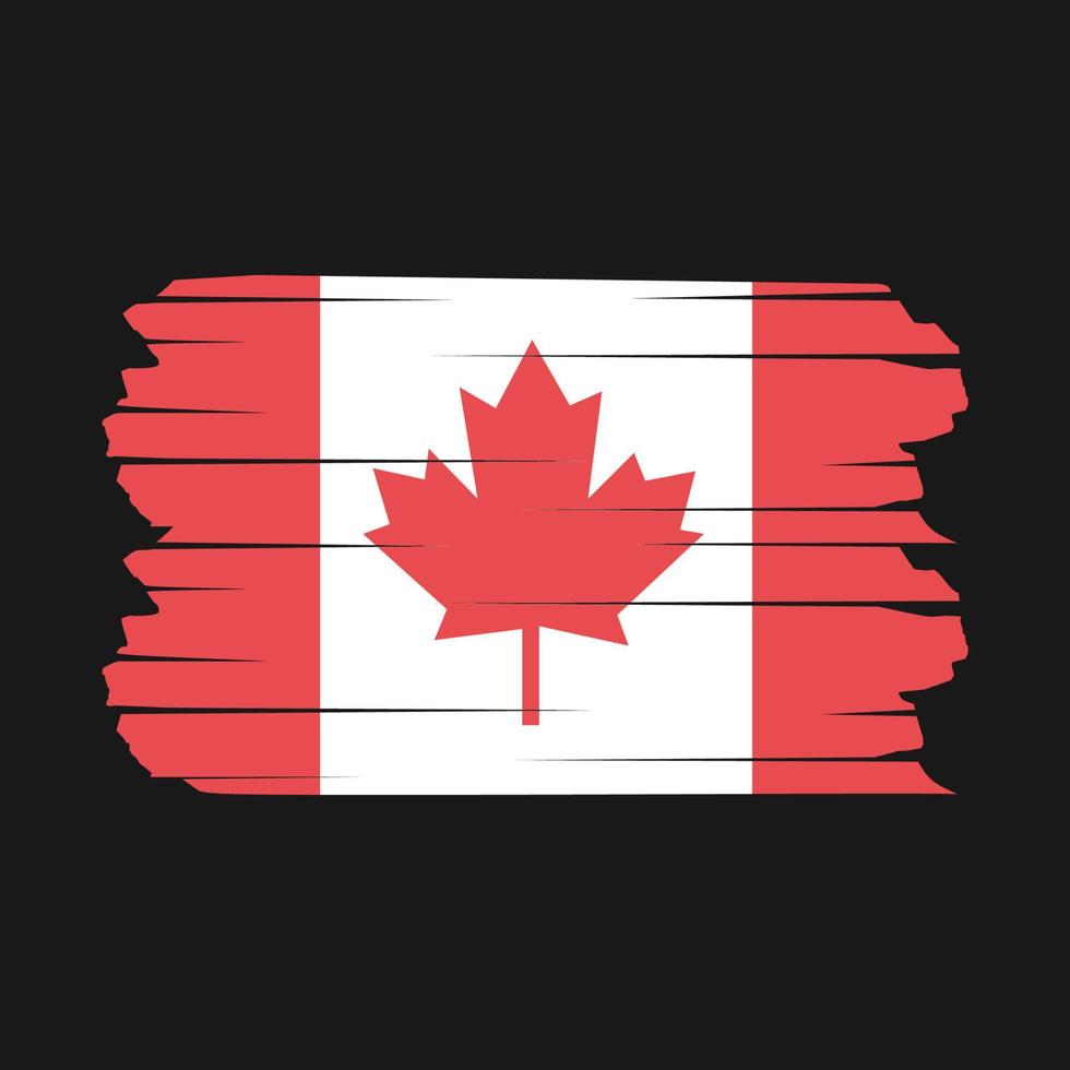 Canadese vlagborstel vector