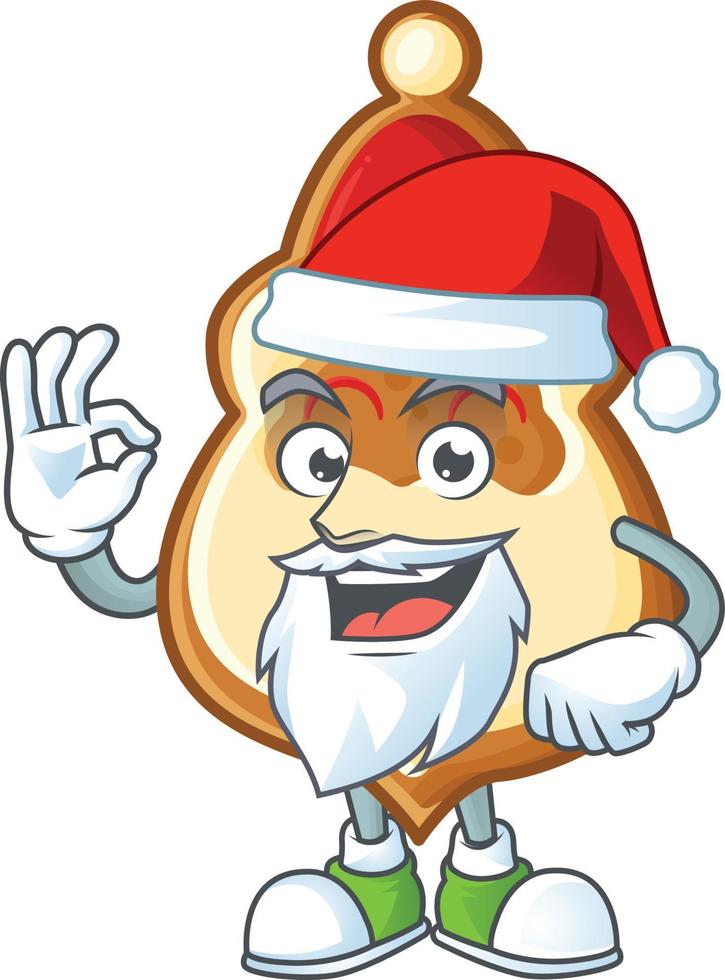 Kerstmis hoed koekjes tekenfilm vector