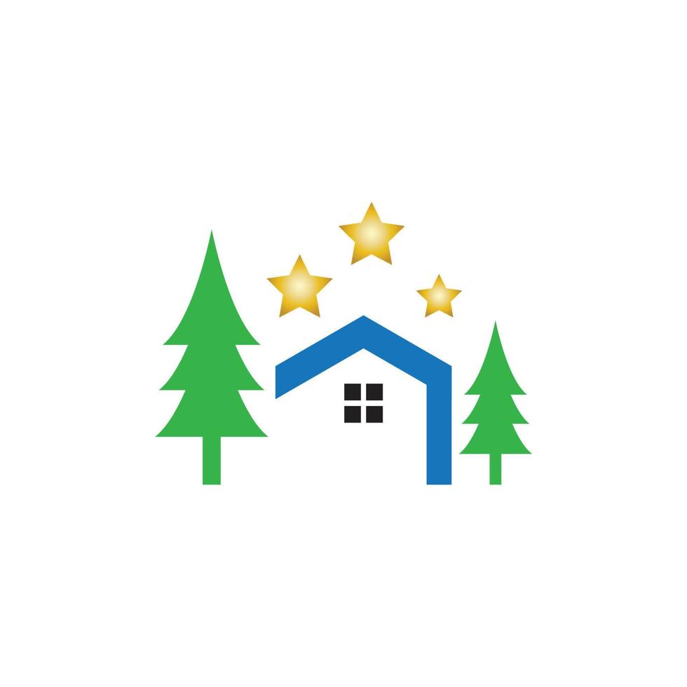 huis kerst vector