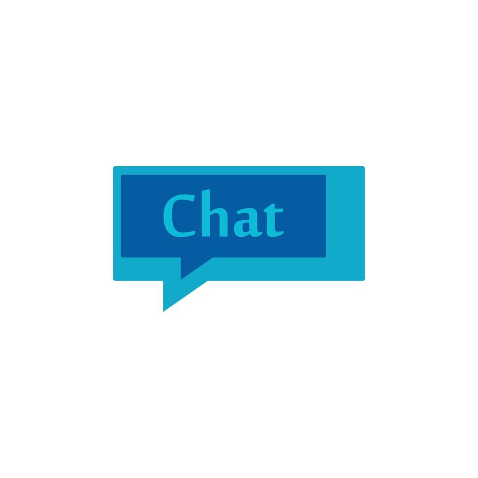 chat pictogram vector