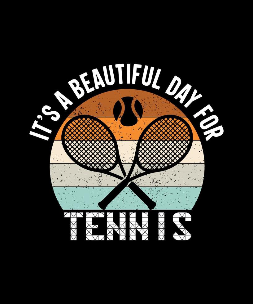 tennis illustratie vector t-shirt ontwerp