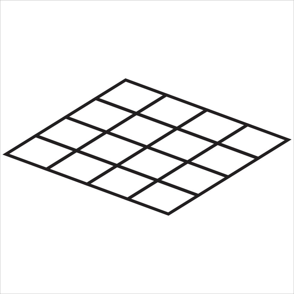 vector, beeld van vloer, zwart en wit kleur, met transparant achtergrond vector