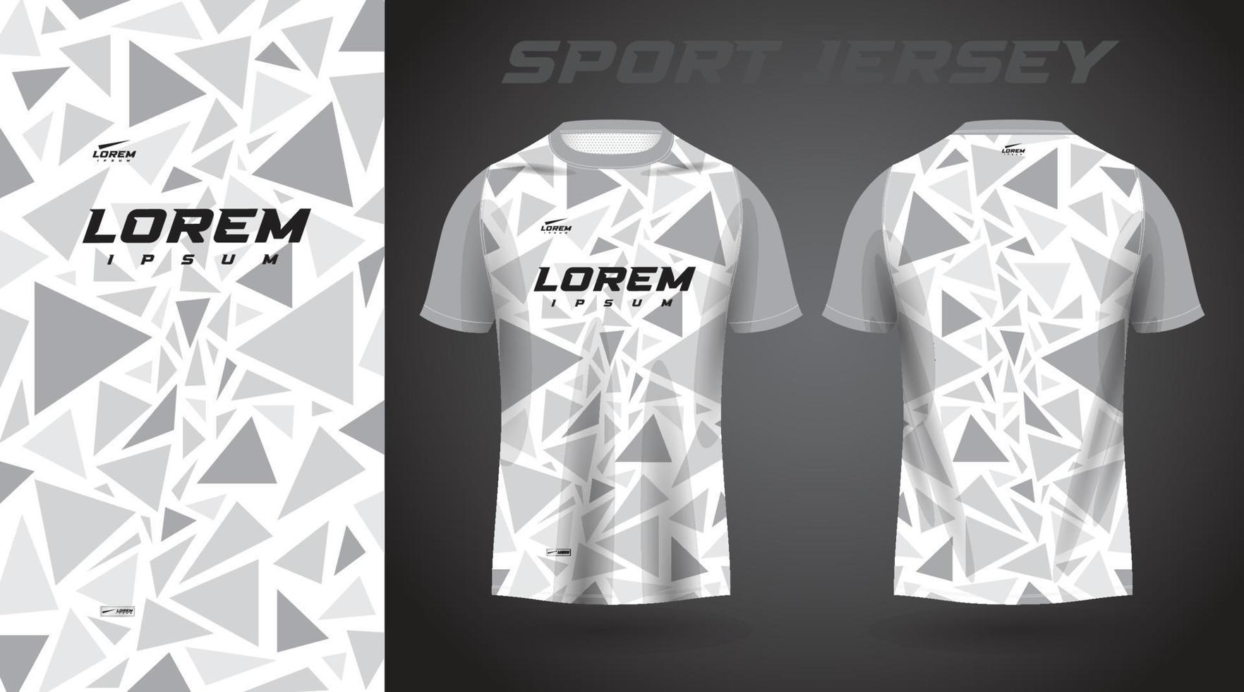 wit shirt sport jersey ontwerp vector