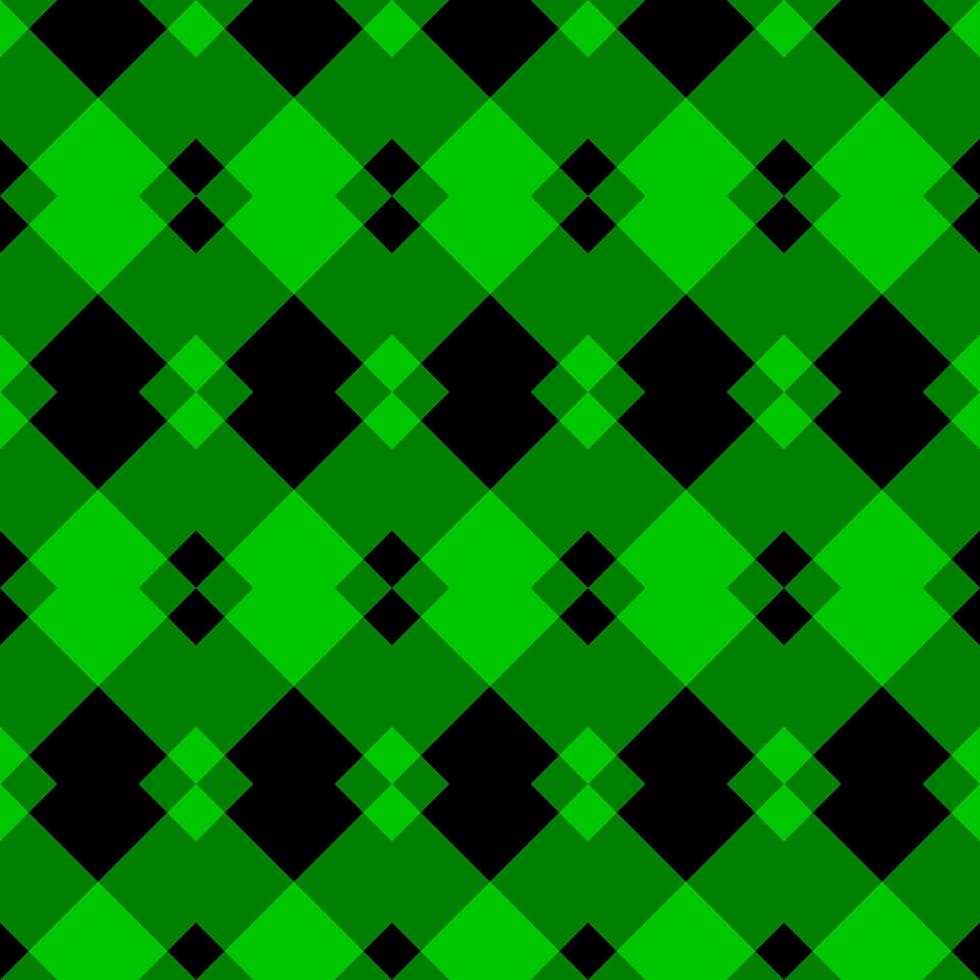 groen en zwart patroon ontwerp vector