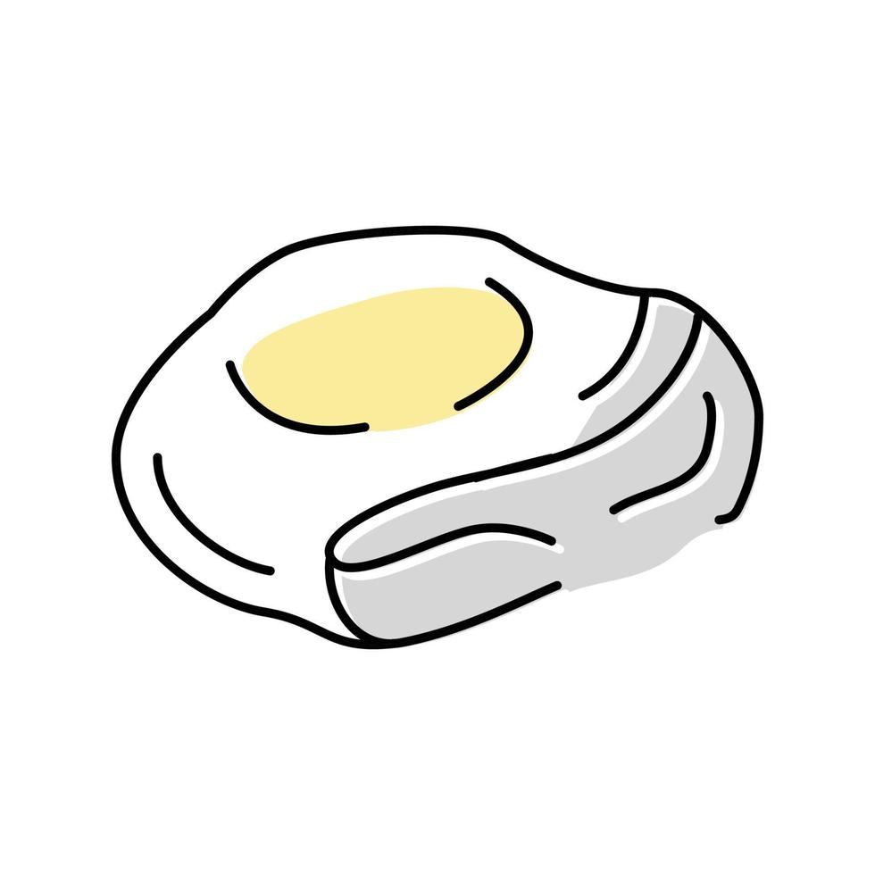 geschild oester kleur icoon vector illustratie
