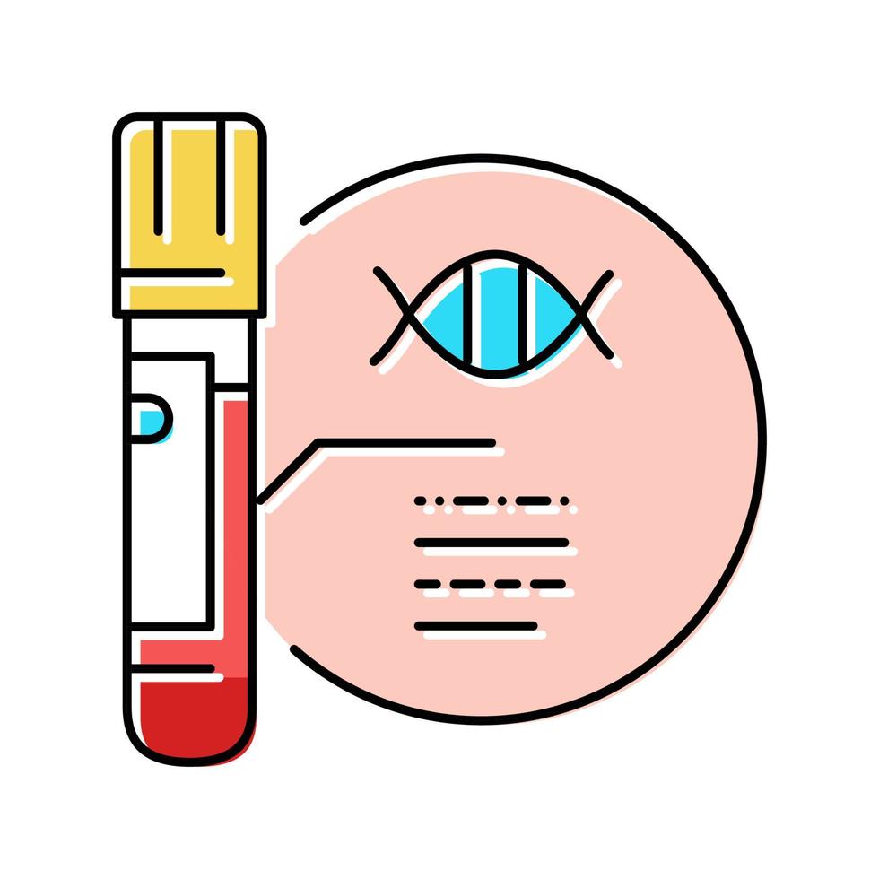 laboratorium onderzoek kleur pictogram vectorillustratie vector