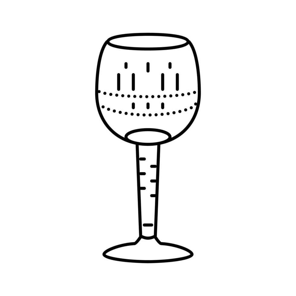 drinken wijn glas lijn icoon vector illustratie