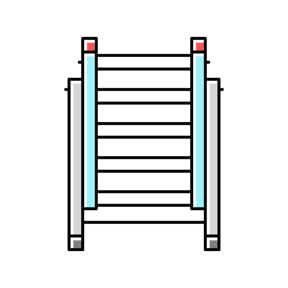 ladder apparatuur kleur pictogram vectorillustratie vector