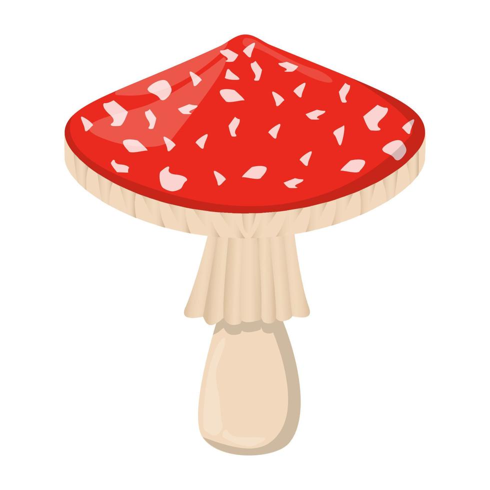 vlieg agaric paddestoel. eetbaar biologisch champignons. truffel bruin kap. Woud wild champignons soorten. kleurrijk vector illustratie geïsoleerd Aan wit achtergrond.