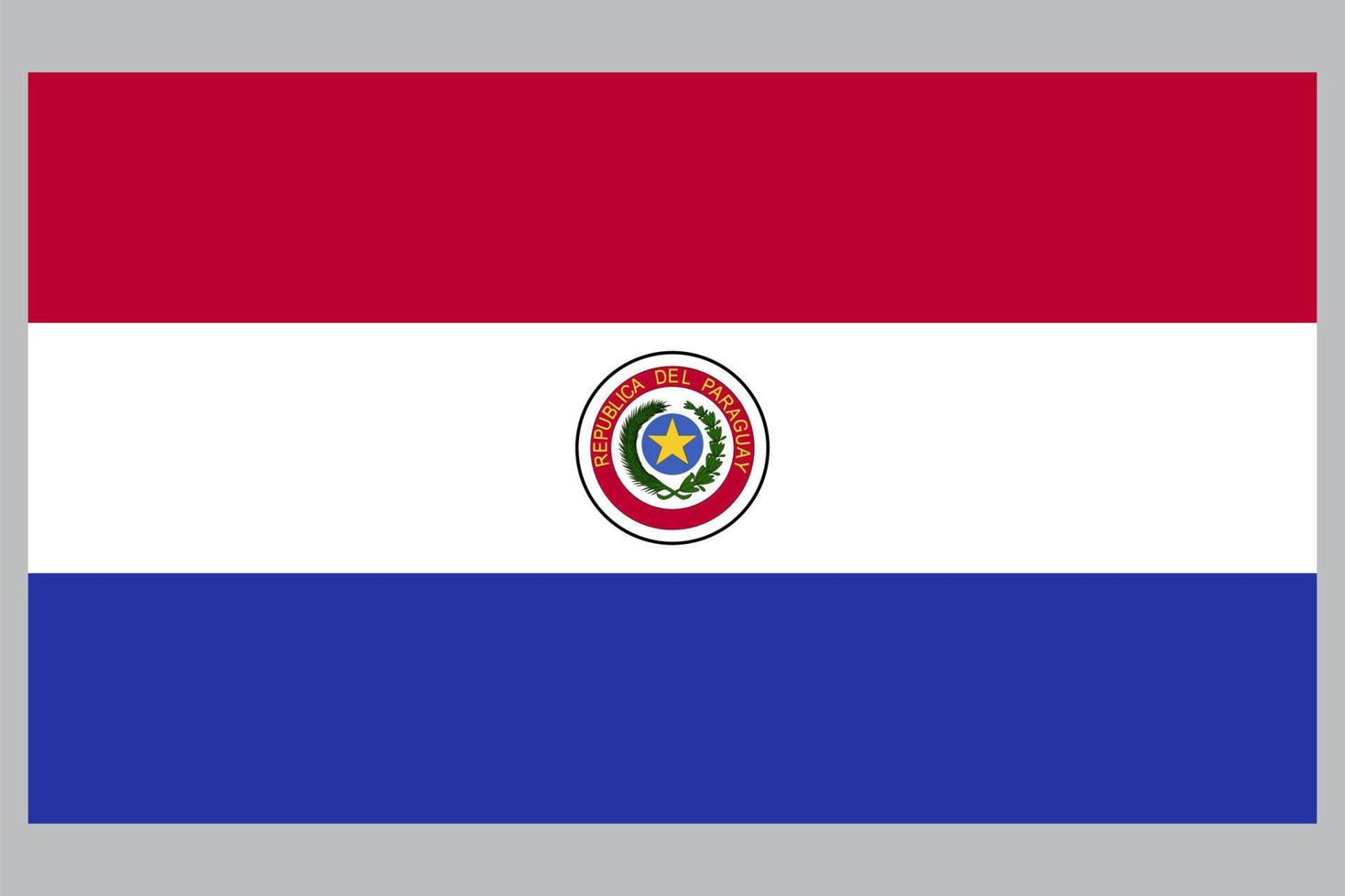 vlag Paraguay vector