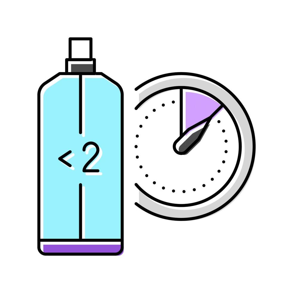 eau fraichche aftershave de nevel kleur icoon vector illustratie