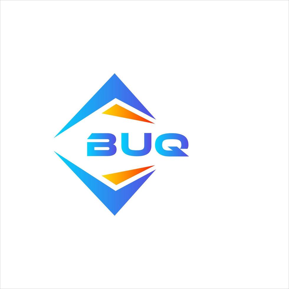 buq abstract technologie logo ontwerp Aan wit achtergrond. buq creatief initialen brief logo concept. vector